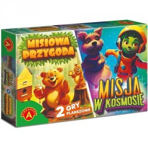 Misiowa przygoda Misja w Kosmosie Rodzinna gra planszowa