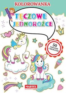 Kolorowanka Tęczowe jednorożce