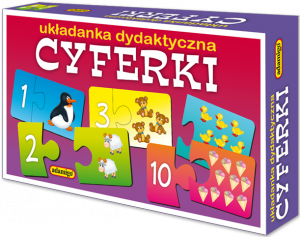 Gra Cyferki puzzlowa układanka dydaktyczna