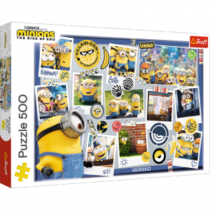 Puzzle 500 Zwariowana kolekcja zdjęć Minionki 37390