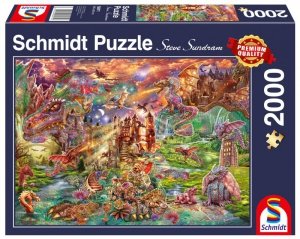 Puzzle 2000 PQ Smoczy skarb 110008