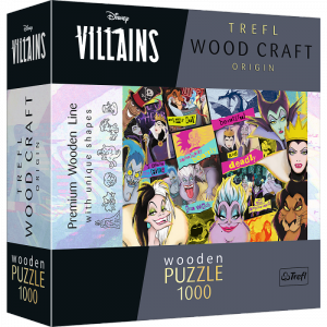 Puzzle 1000 drewniane Zlot złoczyńców Disney Villains 20167