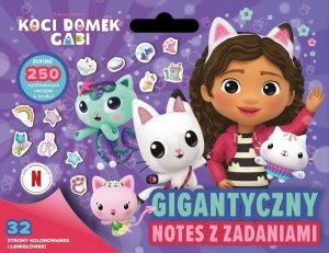 Gigantyczny notes z zadaniami. Koci Domek Gabi