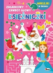 Księżniczki - wypukłe naklejki. Zagadkowy zawrót głowy