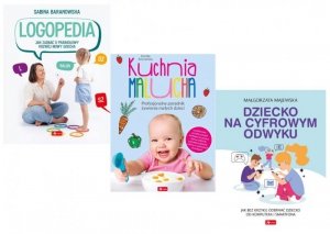 Pakiet Poradniki. Logopedia / Kuchnia malucha / Dziecko na cyfrowym odwyku