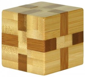 Łamigłówka 3D Bamboo Cube poziom 3/4