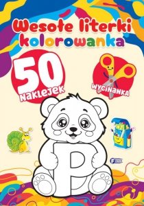 Wesołe literki. Kolorowanka