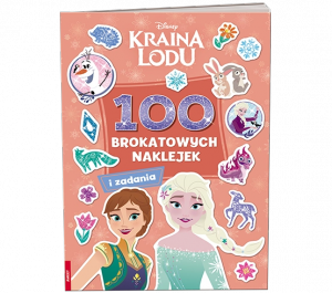 Kraina lodu 100 brokatowych naklejek NB-9109