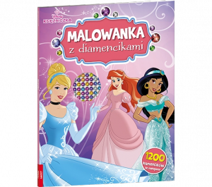 Disney Księżniczka Malowanka z diamencikami DKO-9104