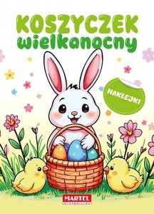 Koszyczek wielkanocny z naklejkami