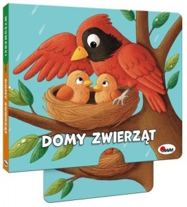 Domy zwierząt. Książeczka z ruchomymi elementami. Wysuwanki