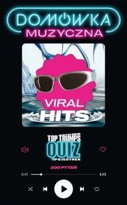 Gra QUIZ BOX Domówka Muzyczna Viral Hits 200 pytań