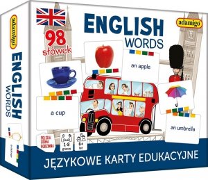English Words językowe karty edukacyjne