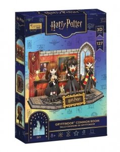 Puzzle 127 3D Harry Potter Pokój Wspólny Gryffindoru