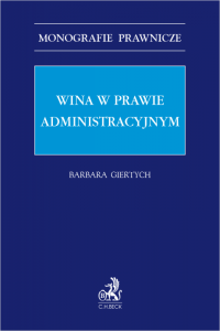 Wina w prawie administracyjnym