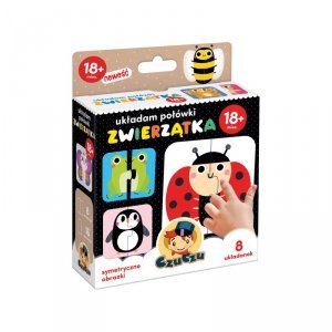 CzuCzu. Układam połówki. Zwierzątka 18 m.+