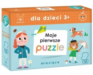 Puzzle 12 elementów. Moje pierwsze Puzzle. Miesiące
