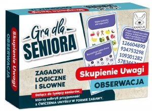 Gra dla Seniora. Skupienie uwagi - Obserwacja