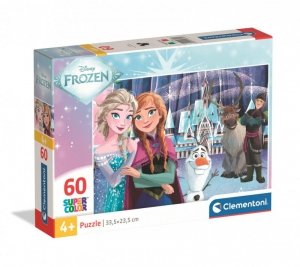 Puzzle 60 elementów. Super kolor. Frozen