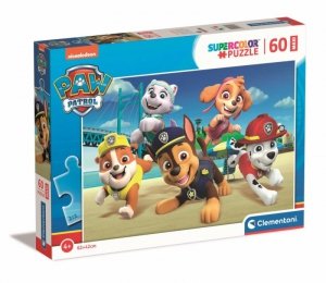 Puzzle 60 elementów. Maxi super kolor. Paw Patrol 1