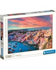Puzzle 1500 elementów. HQ  Picturesque Procida Island