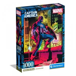 Puzzle 1000 elementów. Compact Captain America