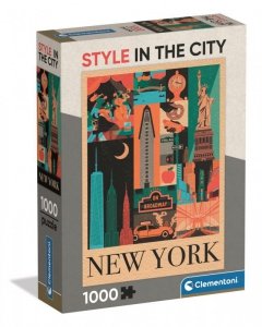 Puzzle 1000 elementów. Compact. New York