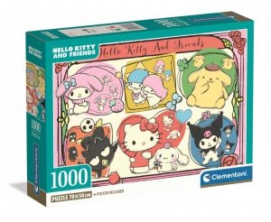 Puzzle 1000 elementów. Compact. Hello Kitty