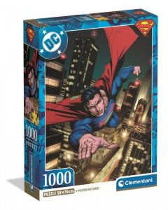 Puzzle 1000 elementów. Compact DC Superman 2
