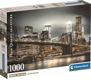 Puzzle 1000 elementów. Compact New York skyline