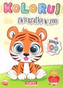 Koloruj. Zwierzątka w ZOO