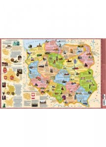 POLSKA - mapa regionów adm. JUNIOR (Mappuzzle). Plakat
