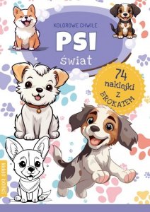 Kolorowe chwile. Psi Świat z brokatem