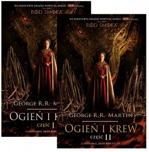 Ogień i krew. Tom 1. Tom 2. Okładka serialowa. Pakiet
