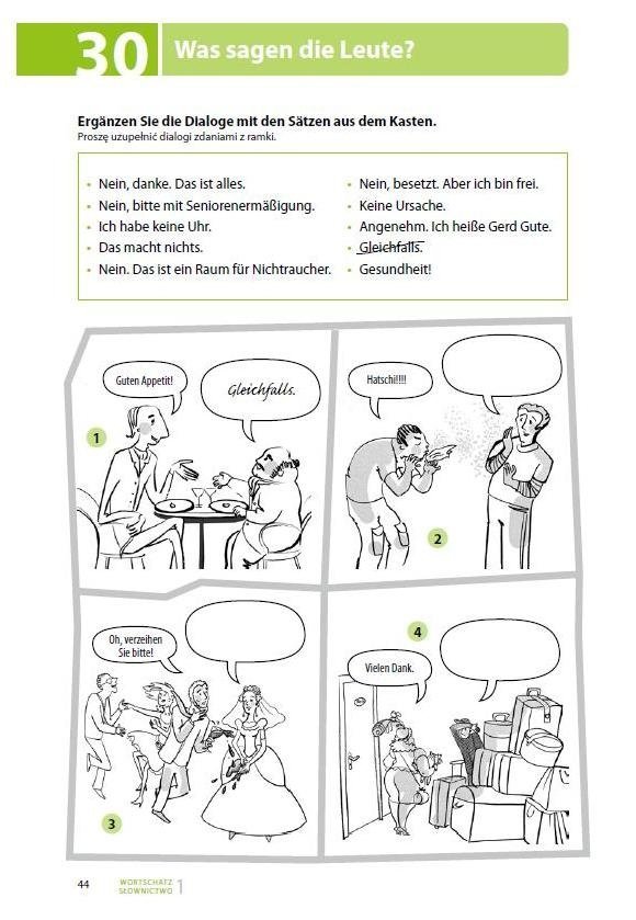 TESTE DEIN DEUTSCH. Wortschatz 1. Słownictwo 1