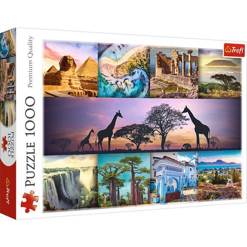 Puzzle Kolaż - Afryka 1000
