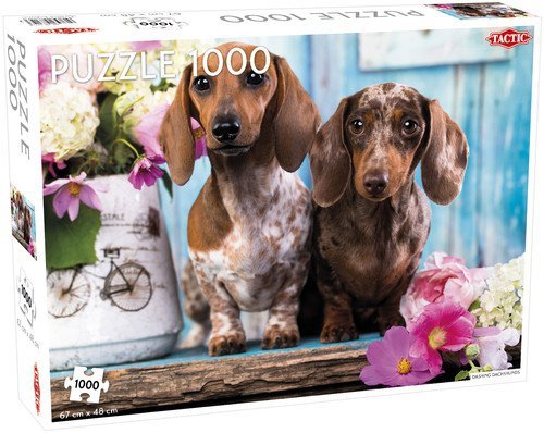 Puzzle Dashing Dachshunds 1000