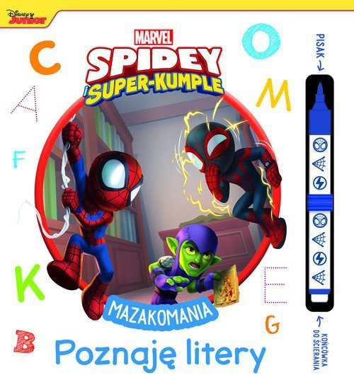 Mazakomania. Poznaję litery. Marvel Spidey i Super-Kumple