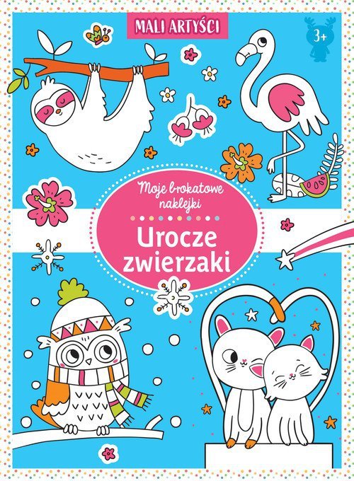 Moje brokatowe naklejki Urocze zwierzaki
