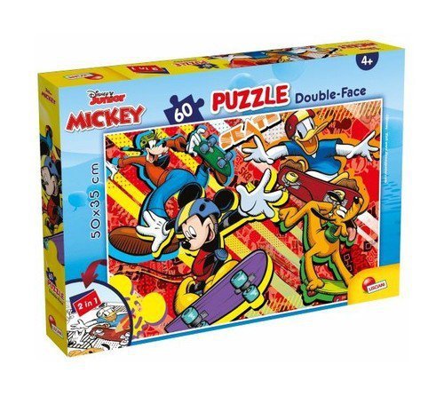 Puzzle dwustronne Myszka Miki 60