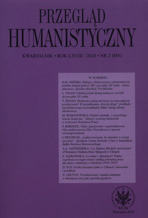Przegląd Humanistyczny 2024/2 (485)