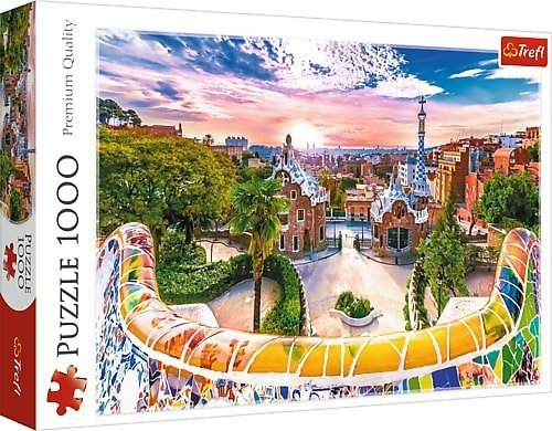 Trefl puzzle 1000 Zachód słońca nad Barceloną