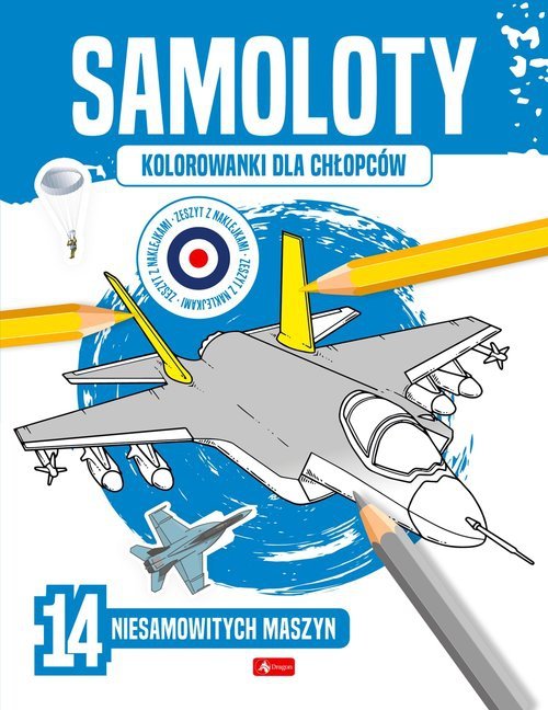 Kolorowanki dla chłopców Samoloty