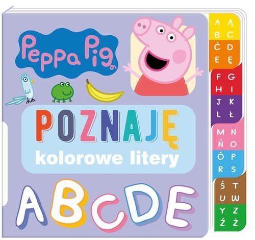 Peppa Pig Poznaję Kolorowe litery
