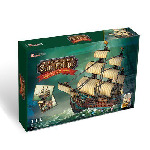 Puzzle 3D Żaglowiec San Felipe