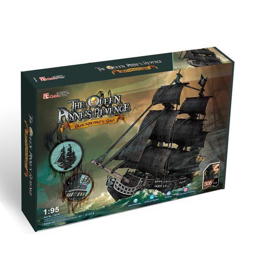 Puzzle 3D Żaglowiec Queen Anne&#039;s Revenge 308