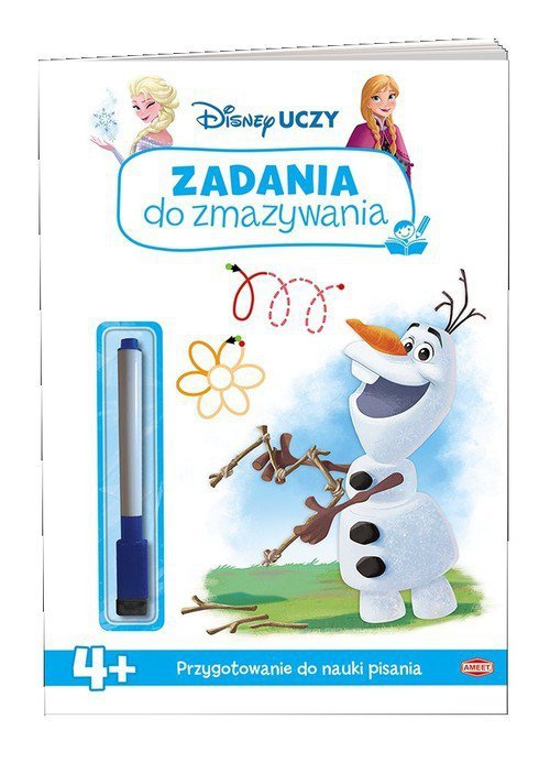 Disney Uczy Kraina Lodu Zadania do zmazywania