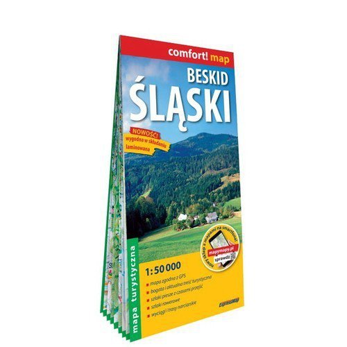 Beskid Śląski laminowana mapa turyst yczna 1:50 000