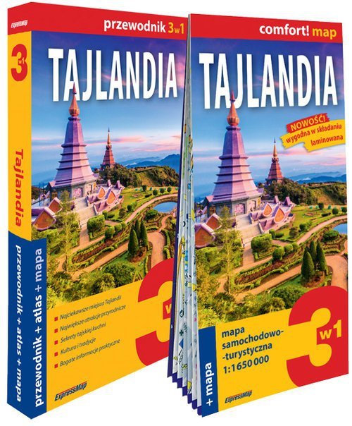 Tajlandia 3w1 przewodnik + atlas + mapa