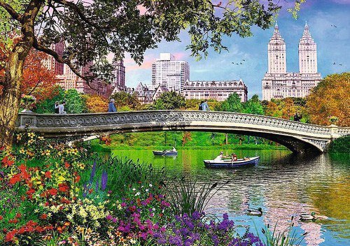 Puzzle Central Park New York 1000